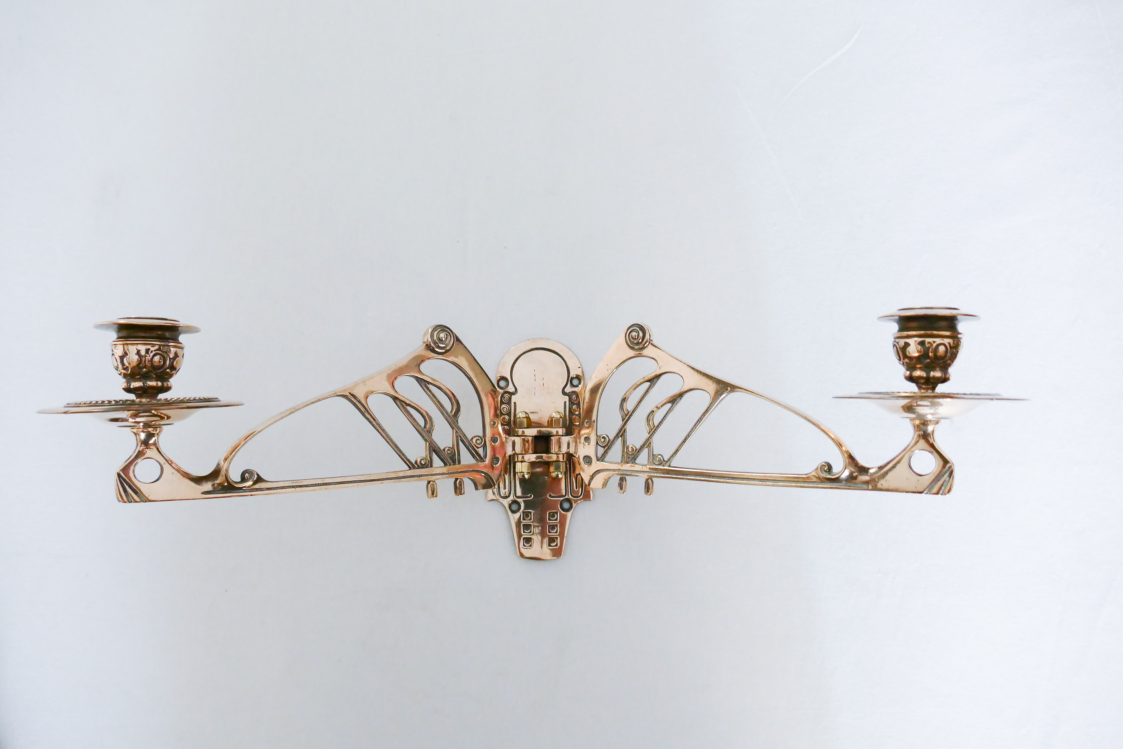 Jugendstil Pianokandelaars