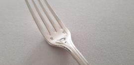 Christofle - Silver plated Dinner fork - Pompadour - excellent condition