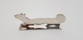 Art Deco original silver-plated Knife Rests - Animals - France, c. 1930 - set of 12