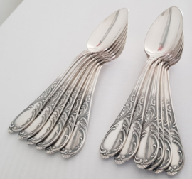 Extensive Silver-plated cutlery set in Louis XV / Rococo-style - 137-piece/12 pax. - Solingen, Germany