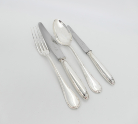 Christofle - Rubans - Verzilverde Bestekset - 31-delig/6-persoons - Frankrijk, 1900-1935