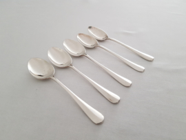 5 silver plated coffee spoons - Hollands Glad