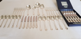 Silver plated cutlery in pattern Arabesque - 6-pax/40-pieces - Gero Zilvium 100 - the Netherlands,  late 1960's