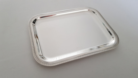 Christofle - Malmaison - Silver plated serving tray (26x20cm)