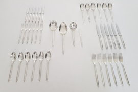 Gero, Zeist - Silver plated Cutlery Set - Perle Royale collection - 40-piece/6-pax. - the Netherlands, 1967-1985