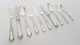 Wilkens Martin - Silver Plated cutlery in Baroque/Louis XIV-style - 127-piece/12-pax. - series "Dresdner Barock" - Germany, c. 1950's