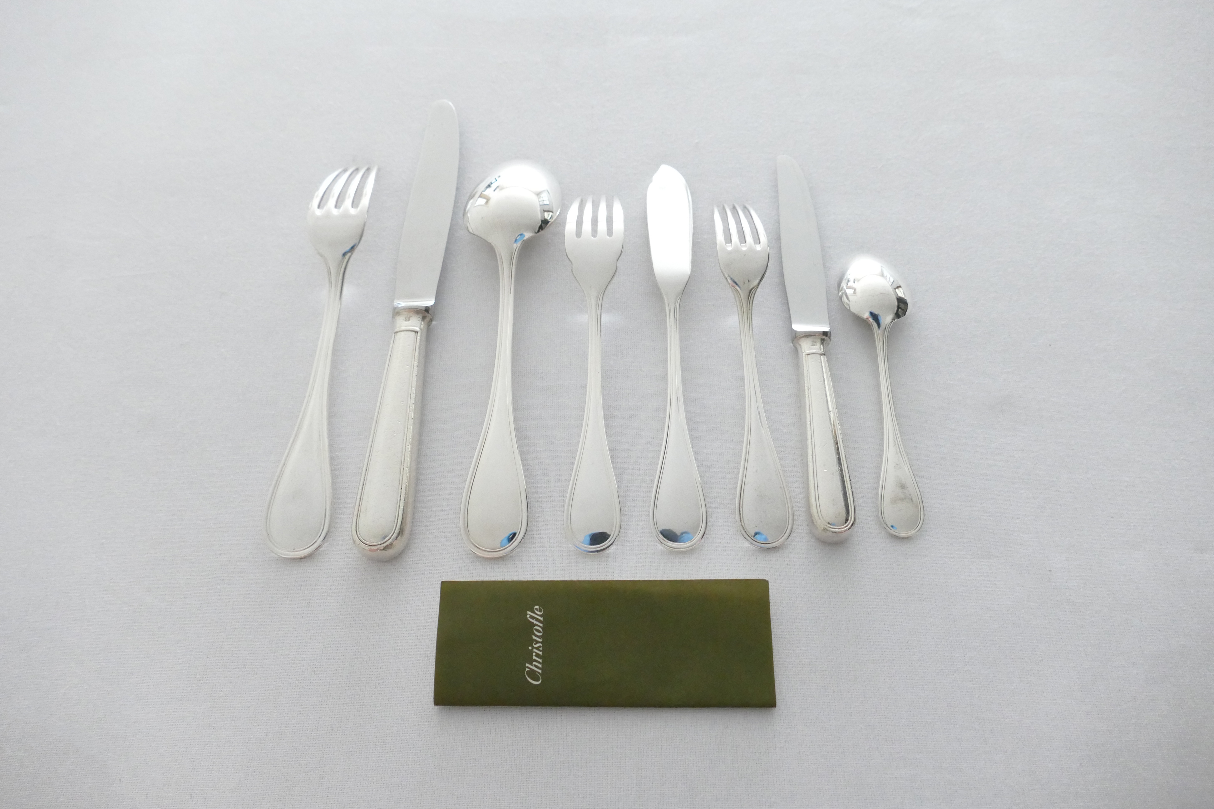 Christofle - Albi - Silver Plated Cutlery Set - 90-piece - France, 1970's