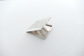 Een Engels Sterling zilveren poederdoosje - .925 zilver - Birmingham, Verenigd Koninkrijk - 1946