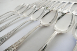 Silver Plated Rococo cutlery set - 40-piece/10-pax. - Germany, c. 1950