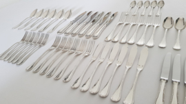 Christofle - A silver plated set of cutlery - Rubans Collection - 53-piece/6-pax. including fish-cutlery - France, second half of the 20th century