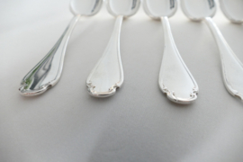 Christofle - Pompadour - Set of 10 dinner spoons