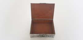 Silver Plated Sigar Box - Old-Dutch scene