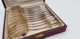 12 Silver plated Tea/Coffee spoons - Gersyl, Belgium 1945-1950