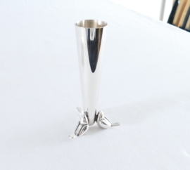 Christofle - Small Bud Vase with birds - 1990's