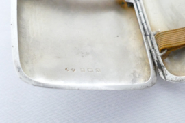 Sterling silver cigarette case - .925 silver - Frederick Field, Birmingham - 1936