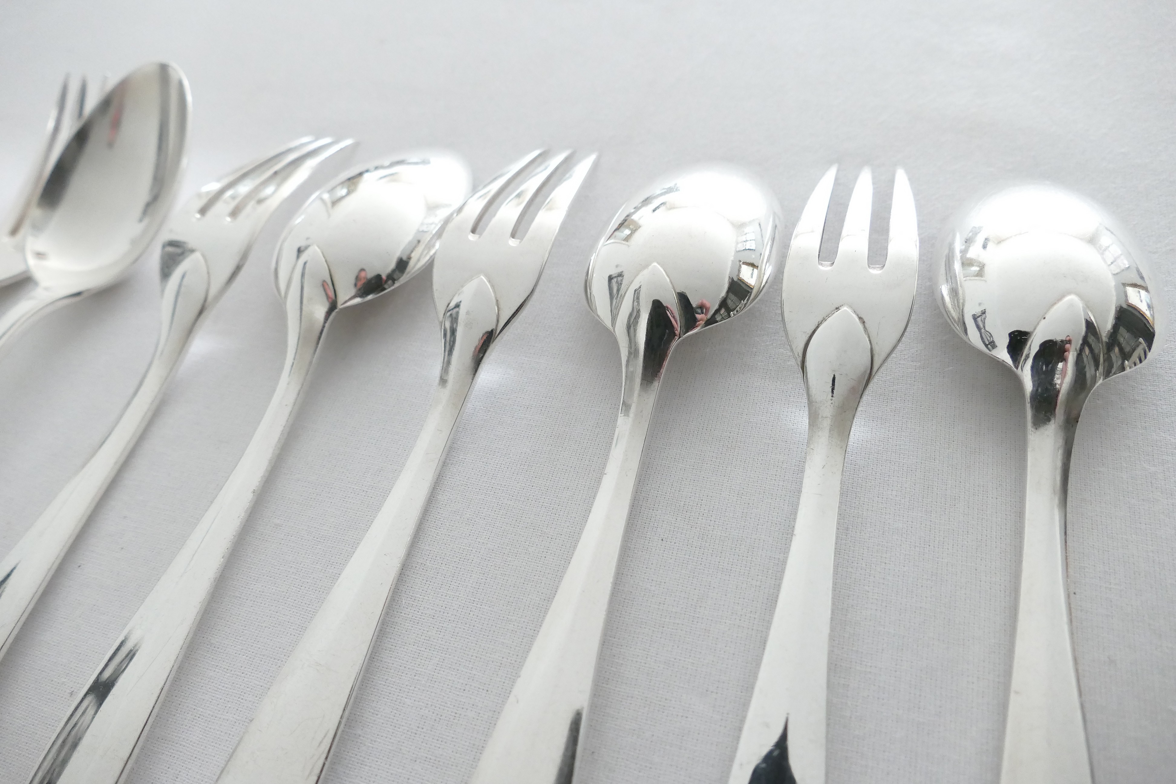 Christofle - Antique Silver Plated Dinner Cutlery Set - 24-piece/12-piece -  France, late 19th century