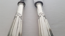 WMF - Carving set - Serie 900 Fächer Muster - Art Deco, periode 1925-1930