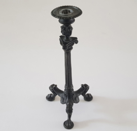 A French Empire tripod candlestick with caryatides - 1810-1830