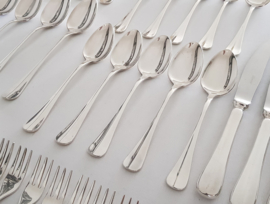 Gero, Zeist - Silver plated Cutlery Set - Révérence (Hollands Glad) - 100-piece/10-pax. - the Netherlands, 1973-1985