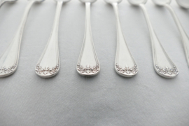 A set of 12 silver-plated teaspoons - Fillot, Caslot, Dru & Cie (Au Bon Marché Paris) - 1912-1925