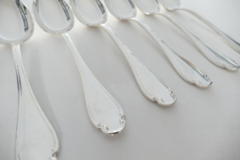 Christofle - Pompadour - Set of 10 dinner spoons