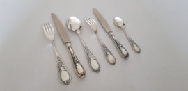 Silver Plated Cutlery Set in Louis XV/Rococ-style - 90-piece/12-pax. - Jacob Knapp, Dusseldorf - 1957