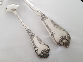 Silver Plated Cutlery set in Louis XV/Rococo style - Frionnet Francois, Paris - 37-pieces (12 pax.)