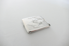 Chinese Export Silver cigarette case - Kai Tai, Beijing - 1880-1930