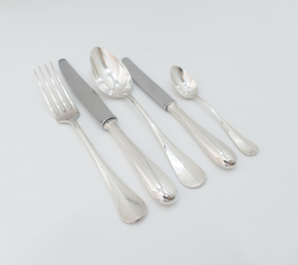 Orfevrerie Boulenger - Verzilverde bestekcassette - Baguette - 61-delig/12-persoons - Frankrijk, 1898-1938