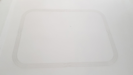 Christofle - Silver-plated Serving tray  with engravings - Prelude - Rectangular- 35x27cm