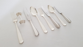 Gero, Georg Nilsson - Silver Plated Art Deco Cutlery set - 73-piece/6-pax. - series "431" - the Netherlands, c. 1950