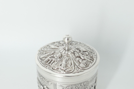 Nostalgic Old-Dutch Tea Caddy - H.Hooikaas for Douwe Egberts - the Netherlands, 1960s
