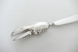 Silver Plated Fish Server - Crab claw handle