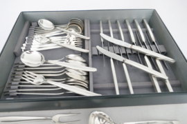 Verzilverde Bestekset - Keltum, van Kempen & Begeer - Model P17 Jeunesse - 43-delig/6-persoons -