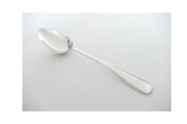 Silver Serving Spoon - Round Filet - .835 silver - J.M. van Kempen, Voorschoten - 1914