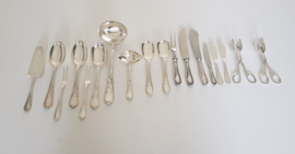 Silver Plated Cutlery Set in Louis XV/Rococ-style - 90-piece/12-pax. - Jacob Knapp, Dusseldorf - 1957