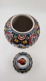 Polychrome hand-painted Vase of Makkum earthenware - Makkum, Netherlands - 1970's