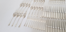 Gero, Zeist - Silver plated Cutlery Set - Révérence (Hollands Glad) - 100-piece/10-pax. - the Netherlands, 1973-1985