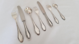 Jäger Solingen - Silverplated Cutlery Canteen - 84-pieces/12-pax. - Germany, 1937-1945