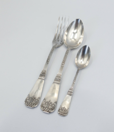 Verzilverde Bestekset in Empire stijl - Armand Frenais - Frankrijk - c. 1900