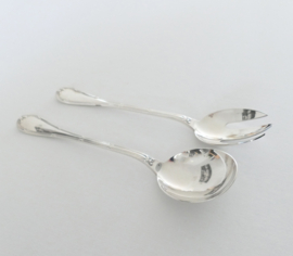 Christofle - Rubans - Silver plated Salad Servers