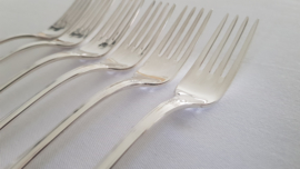 Silver plated cutlery in the Arabesque pattern- 6-pax/42-pieces - Gero Zilvium 100 - the Netherlands, late 1960's