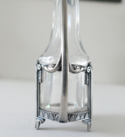 Een WMF verzilverde Jugendstil vaas - Glas - Duitsland, c. 1910