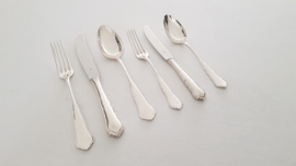 WMF - Silver plated Cutlery canteen - Chippendale style - 81-piece/12-pax. - Germany, mid-20th century