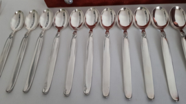 Wilkens & Söhne - Silver-plated cutlery canteen - pattern "Claudia" - 142-piece/12-pax. - Wilkens/Martin 90