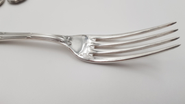 Christofle - Rubans - 8 dessert/breakfast forks
