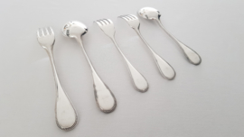 Christofle - Silver-plated set of cutlery - Perles collection - (Pearl) - 60-piece / 12-pax. - France, 1935-1983