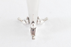 Christofle - Small Bud Vase with birds - 1990's