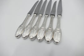 Christofle - Delafosse - Set of 6 antique dessert knives - France, 1907-1914