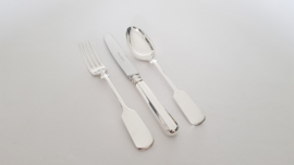 Robbe & Berking - Silver plated Dinner Place Setting (Spoon + Knife + Fork) - Alt Spaten